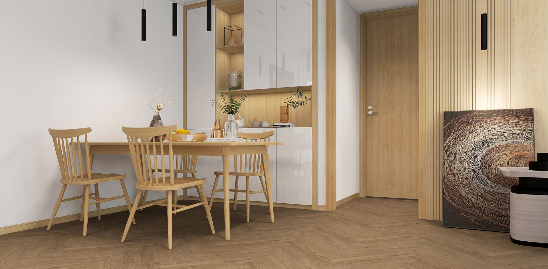 LVT torr rygg